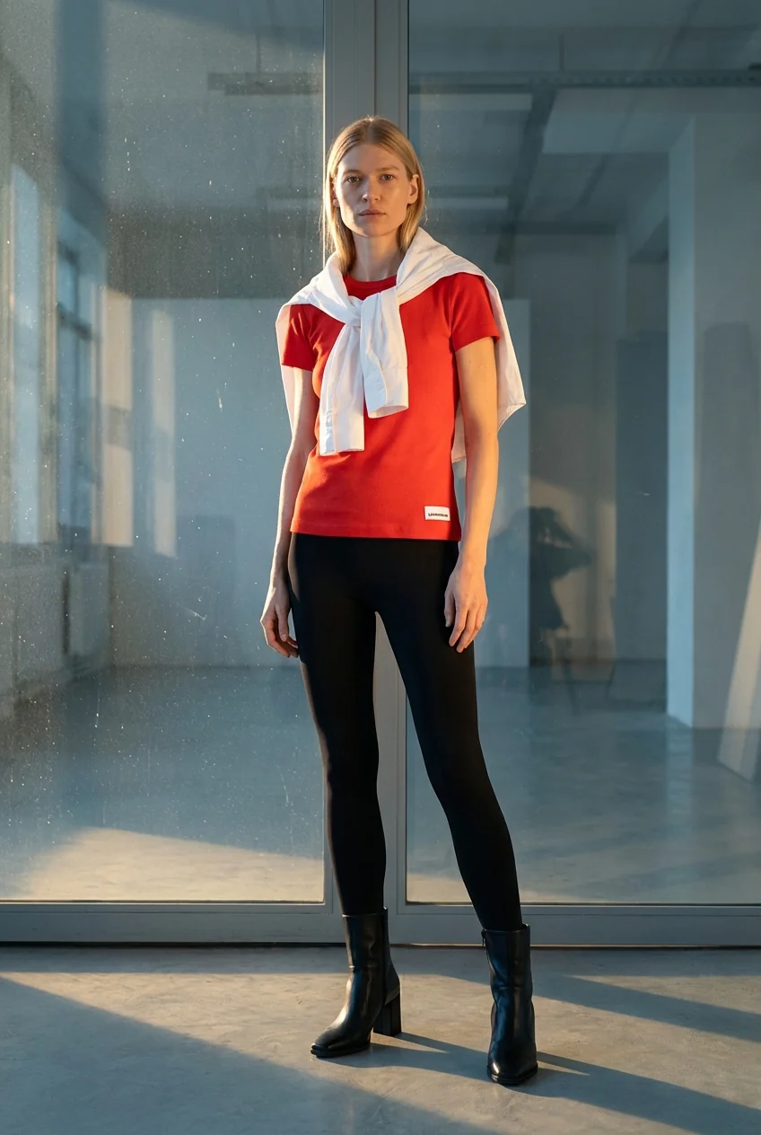 Relaxed vibrant outfit